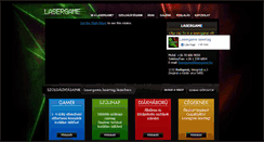 Desktop Screenshot of lasergame.hu