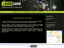 Tablet Screenshot of lasergame.com.pl